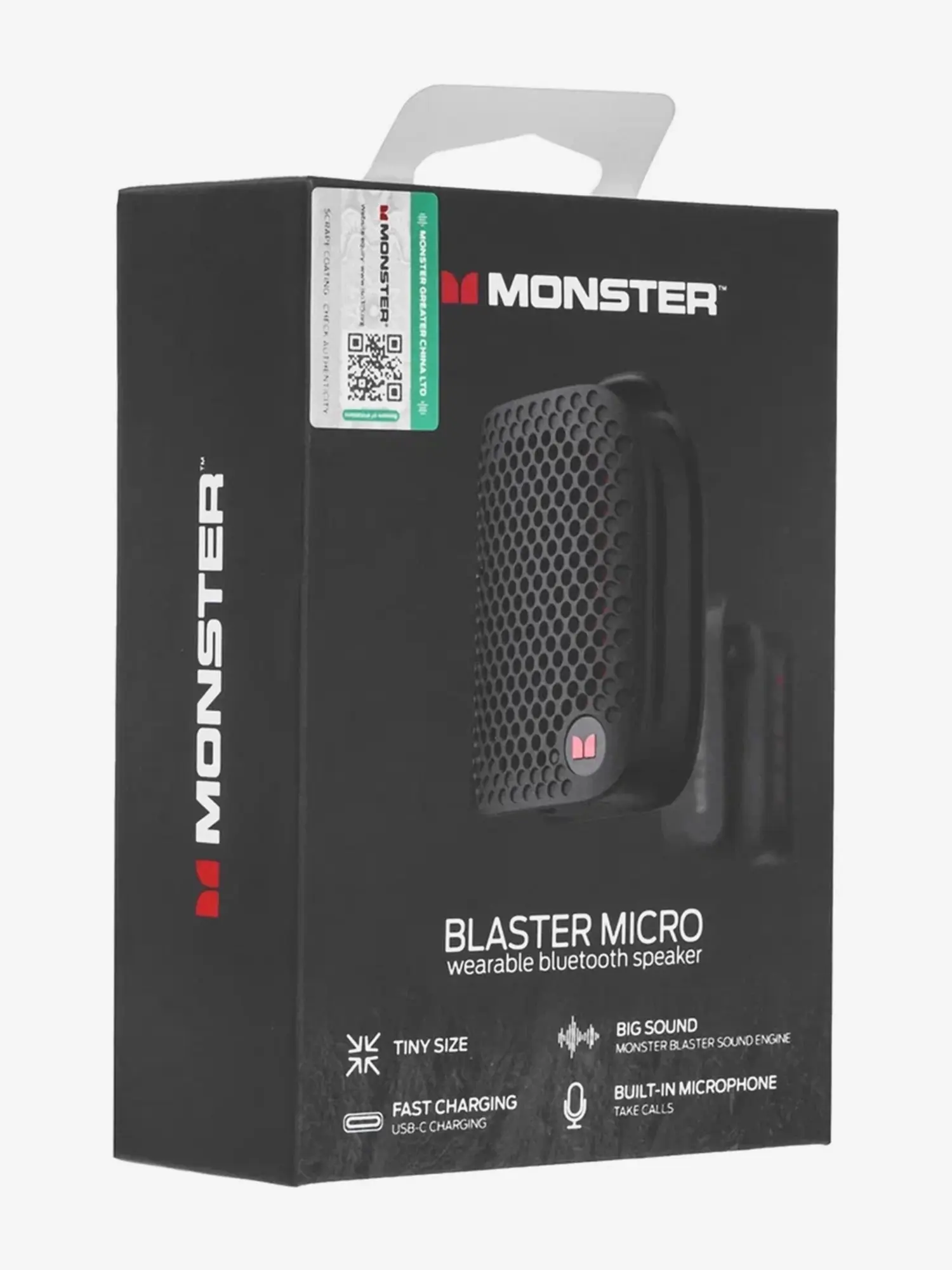 Портативная колонка Blaster Micro, черная - изображение 9