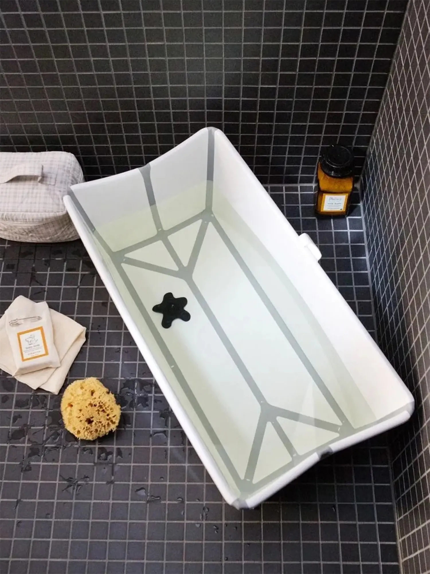 Ванночка для купания FlexiBath складная, белая - изображение 4