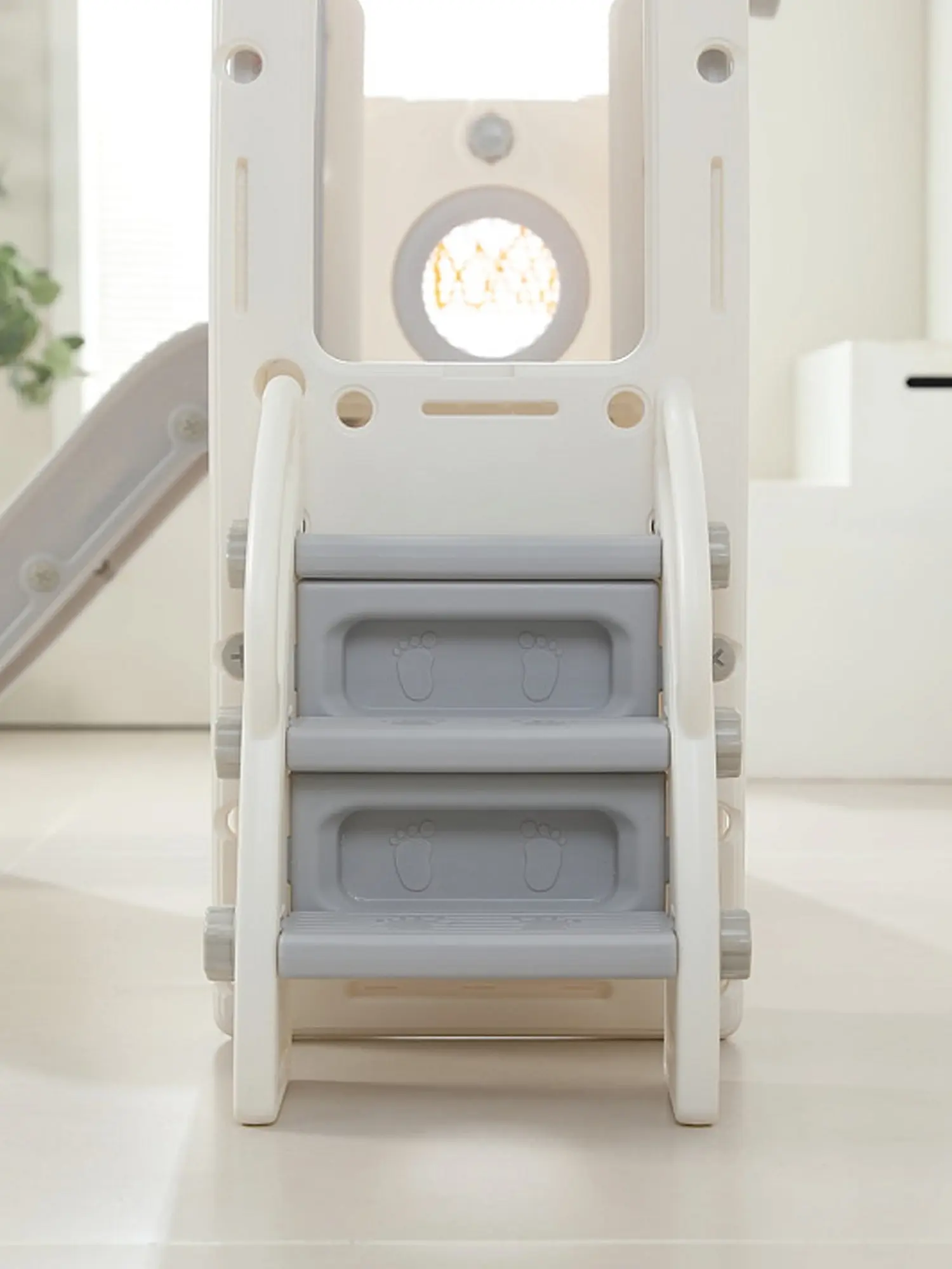 Игровой комплекс с горкой UNIX Kids Star Grey - изображение 7