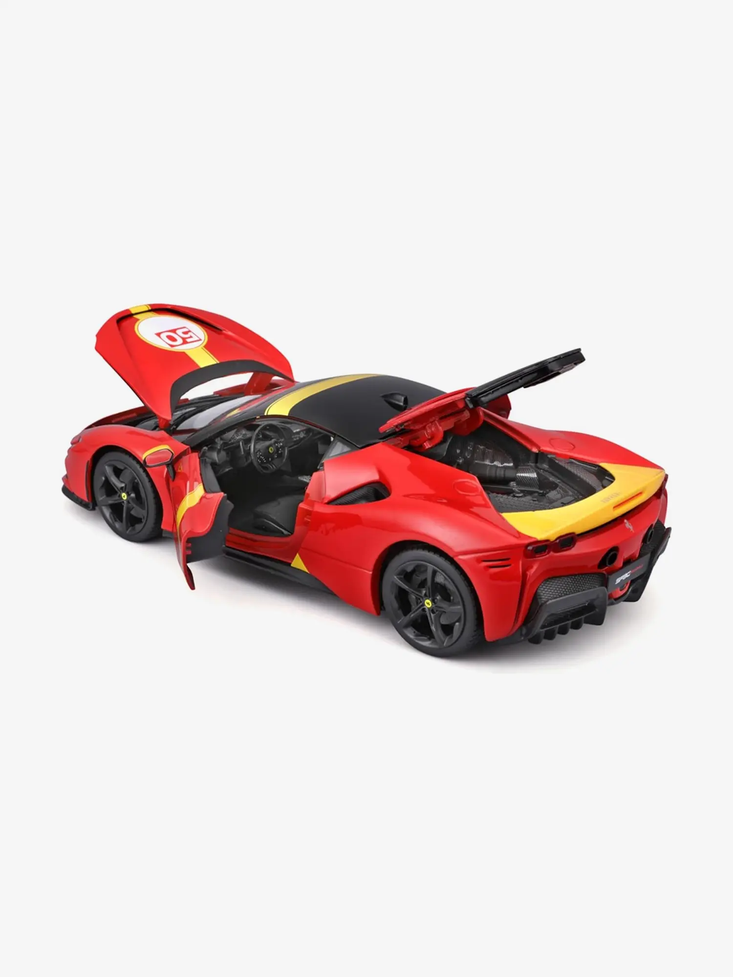 Машинка Ferrari R&P - SF90 Stradale Assetto Fiorano Red 1:18 - изображение 3