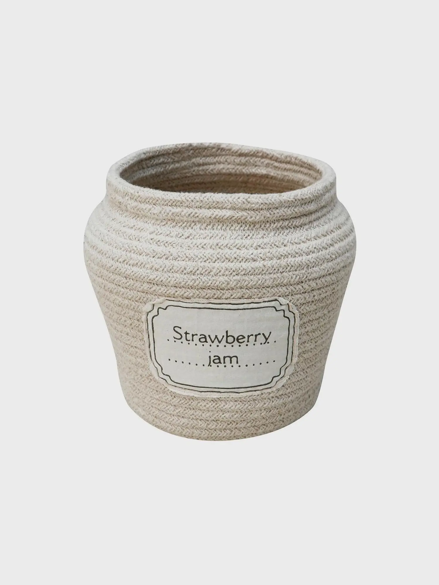 Корзина с надписью "Strawberry jam", D20х23 - изображение 3