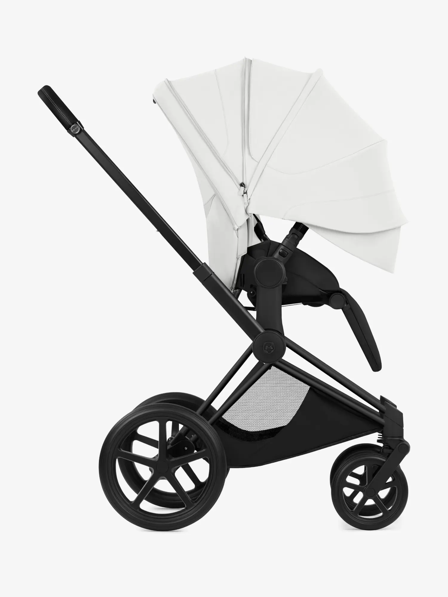 Коляска 2 в 1 Priam V Style Matt Black Off White - изображение 6