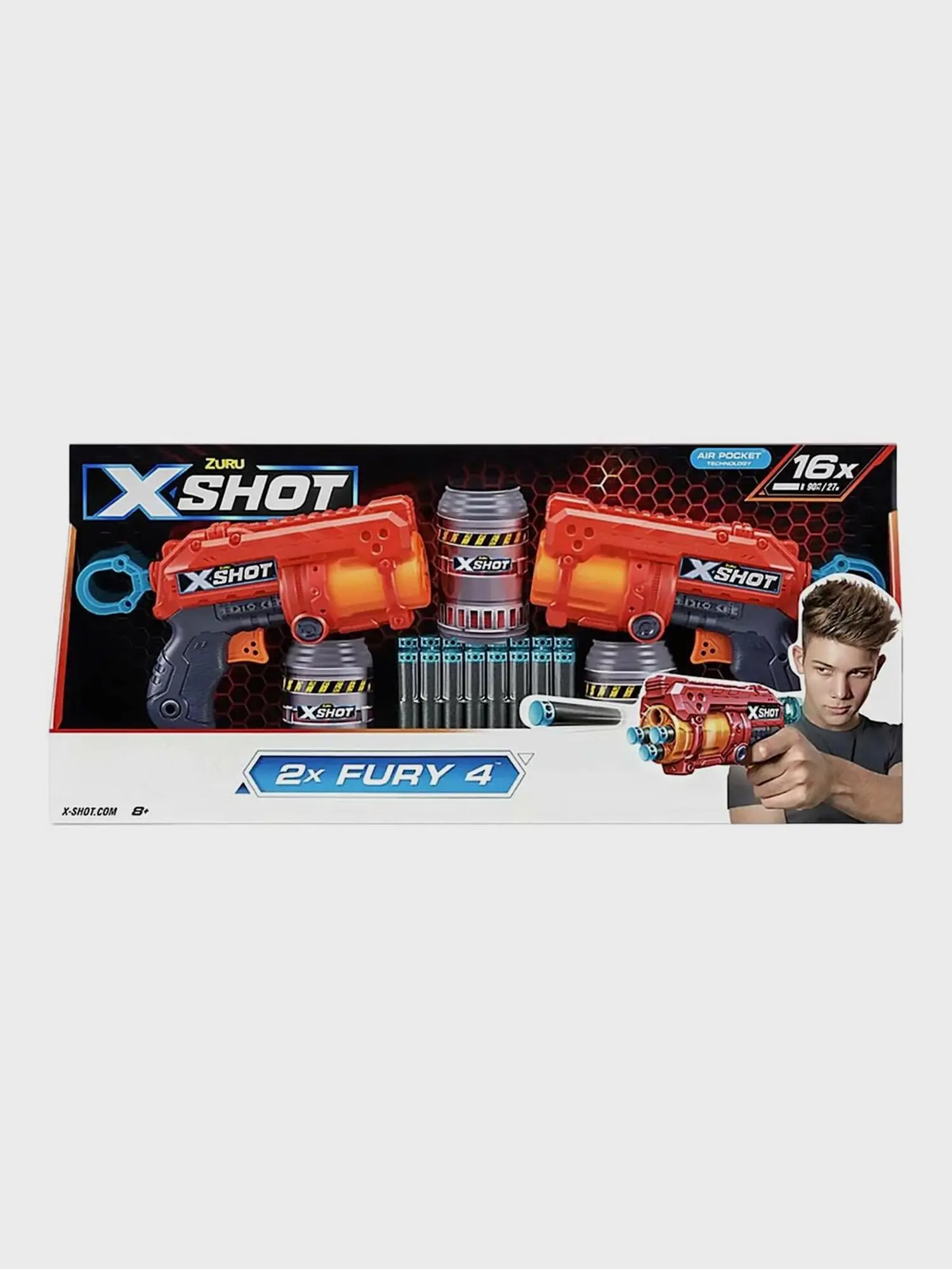 Игровой набор «Бластеры X-Shot Excel Fury 2 шт - изображение 2