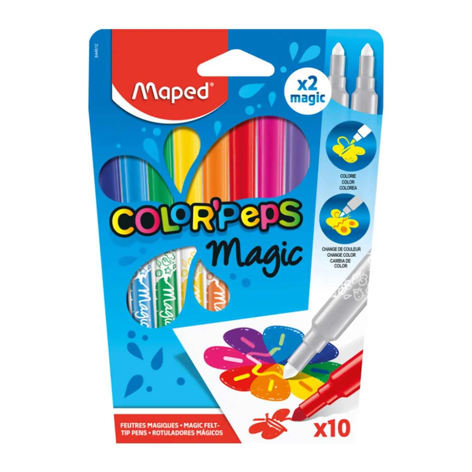Фломастеры COLORPEPS MAGIC, 10 шт.