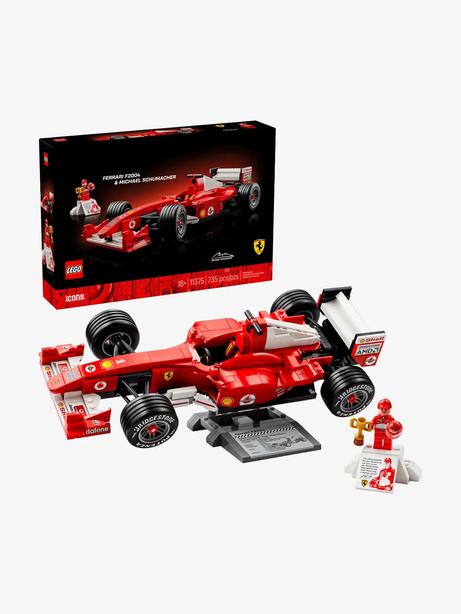 Конструктор "Болид Ferrari F2004" - изображение 1