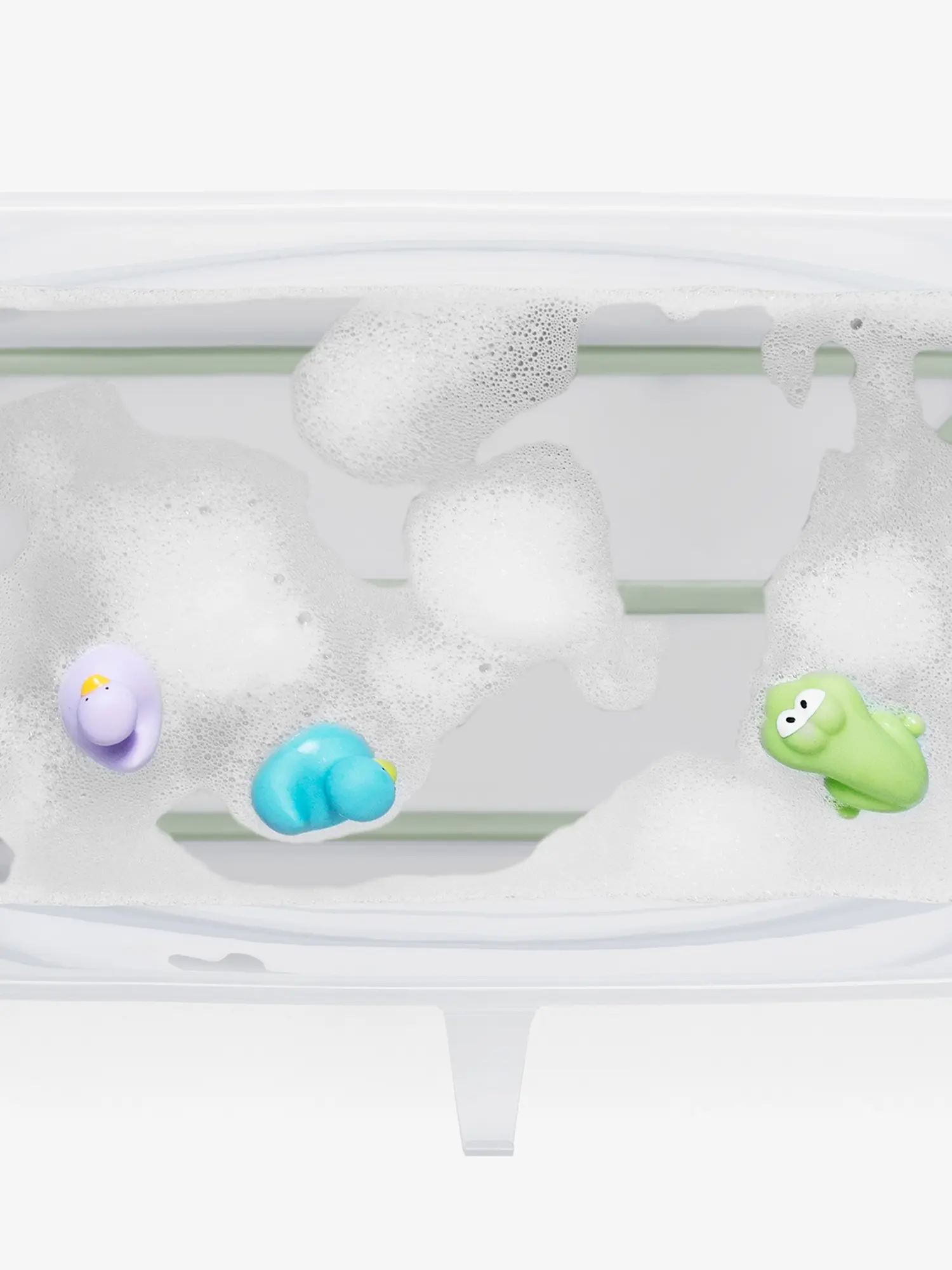 Ванночка для купания FlexiBath складная, зеленая - изображение 4