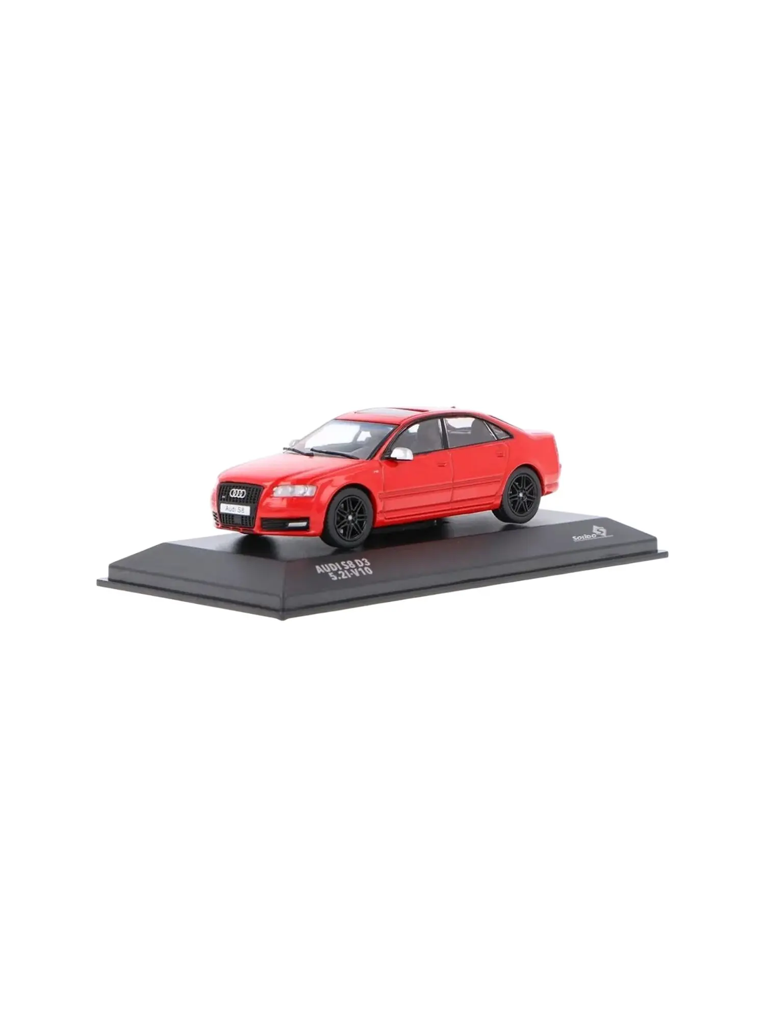 Машинка SOLIDO металл. 1:43 AUDI S8 D3 RED 2010 - изображение 5