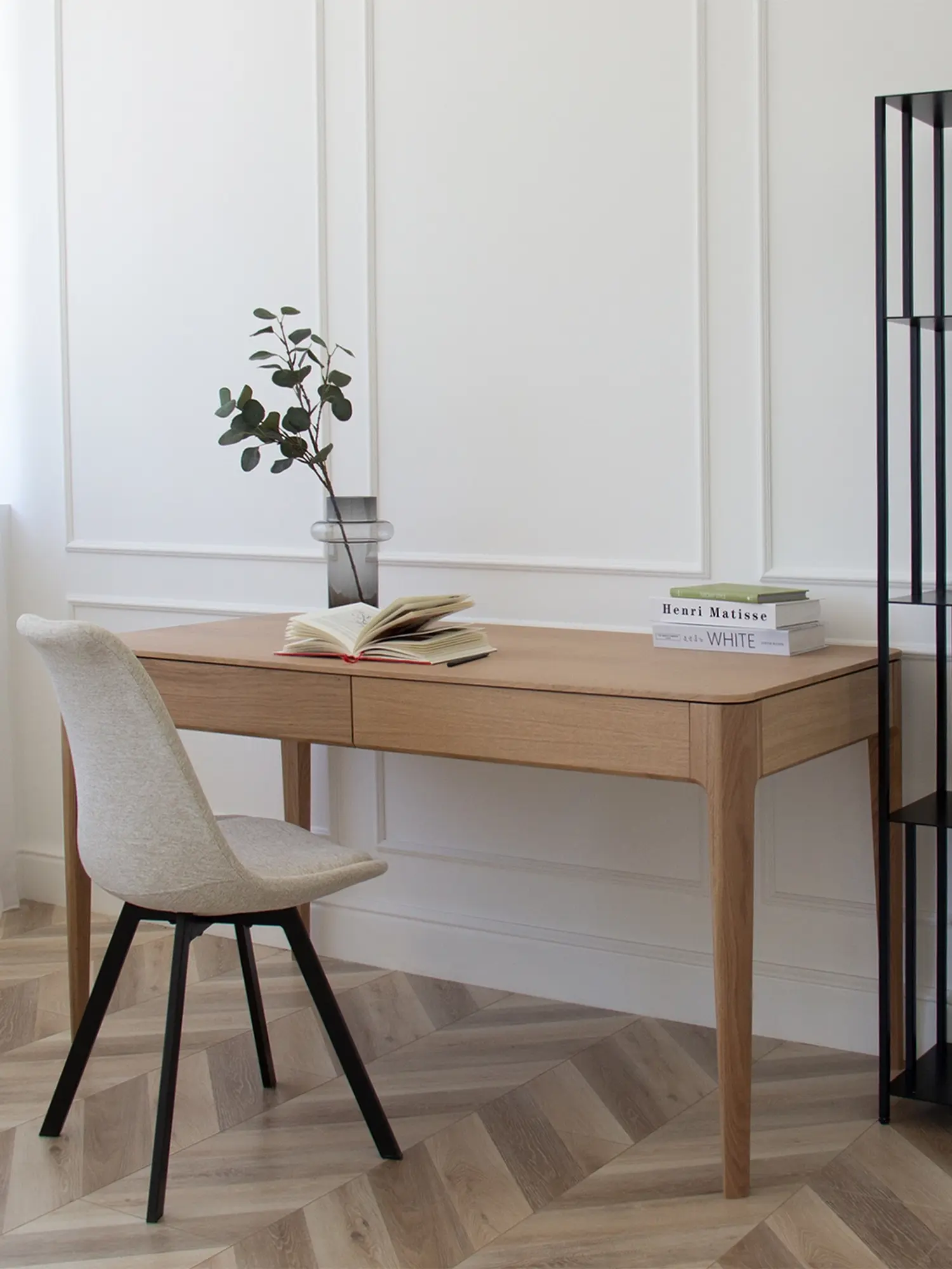 Стол письменный Ellipsefurniture Type oak 140х70 см (натуральный дуб) - изображение 10