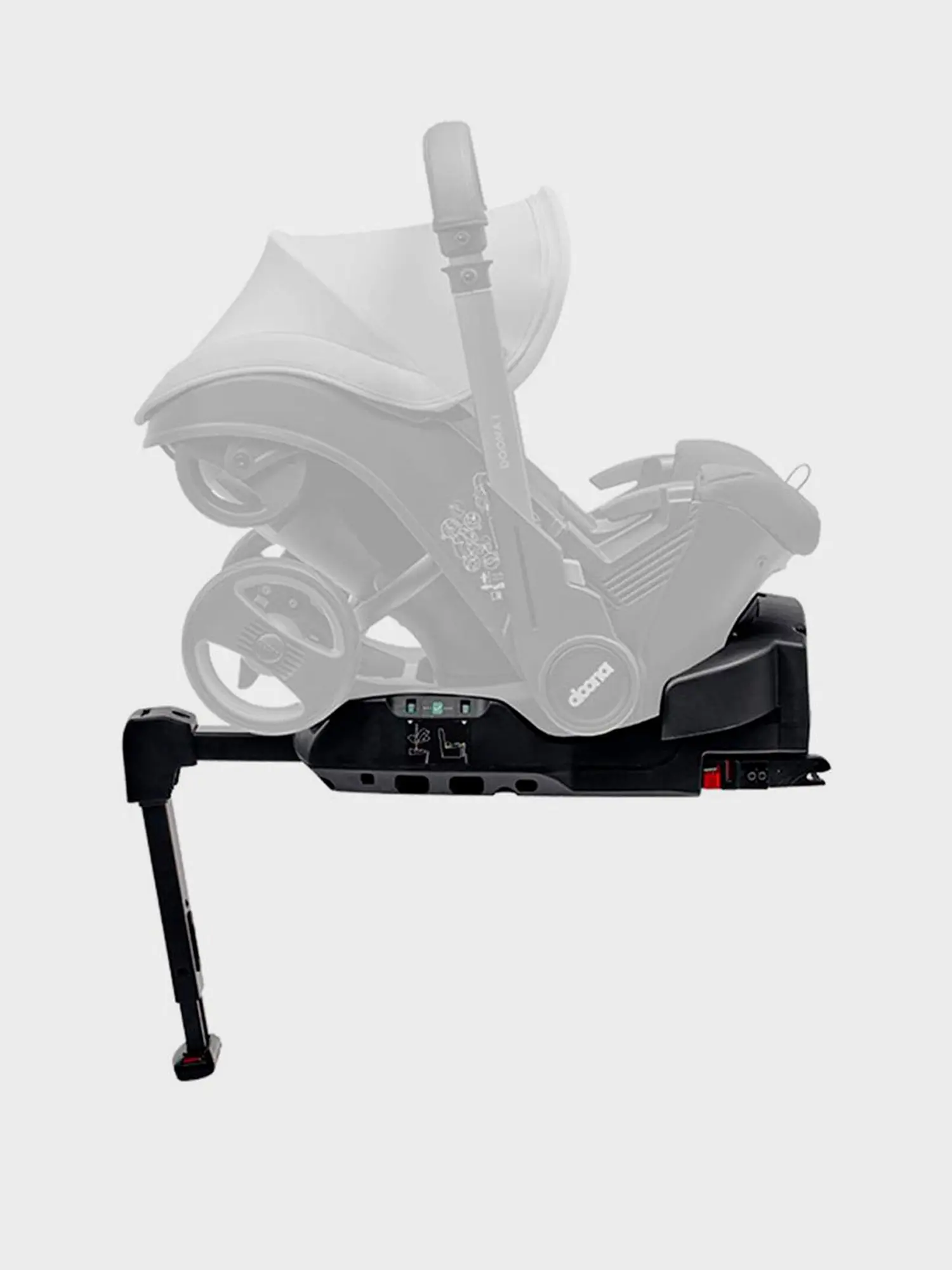 Коляска-автокресло Dоona i Nitro Black в комплекте с базой ISOFIX - изображение 13