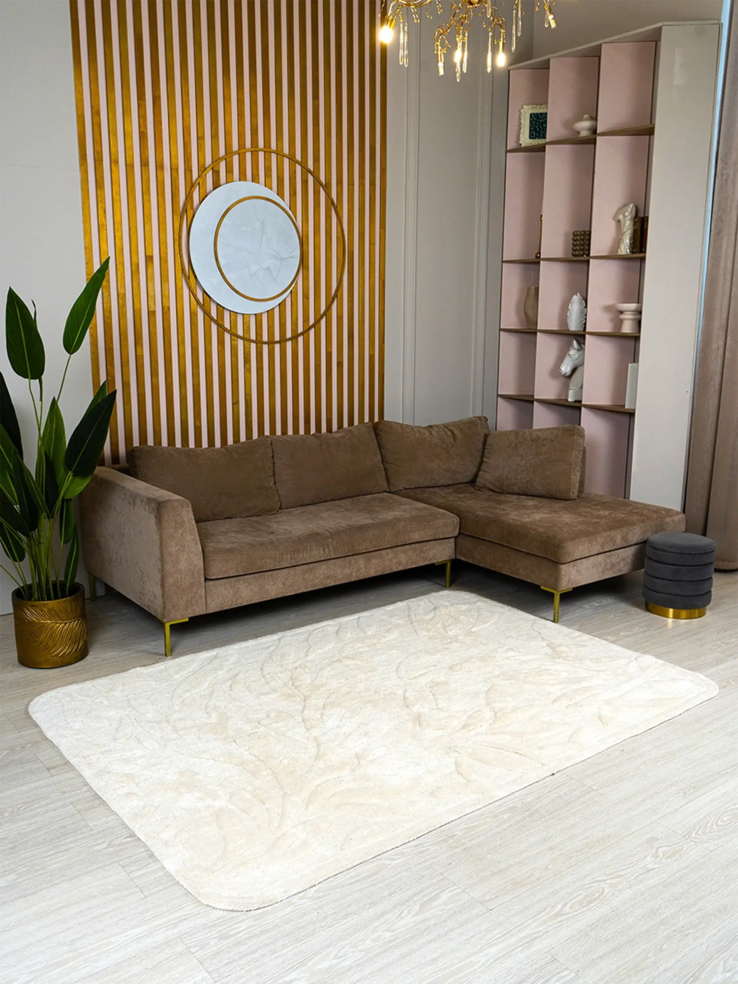 Ковер хлопковый Sankofa natural 120x180 см - изображение 5