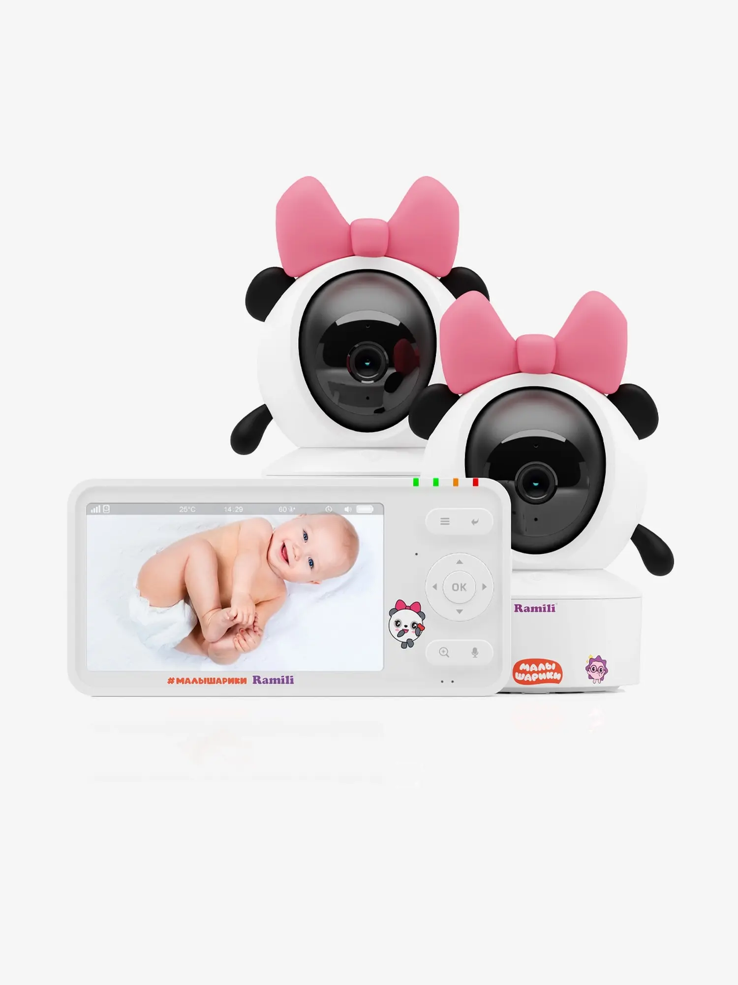 Видеоняня Baby RV700X2PANDA Пандочка, Малышарики - изображение 1