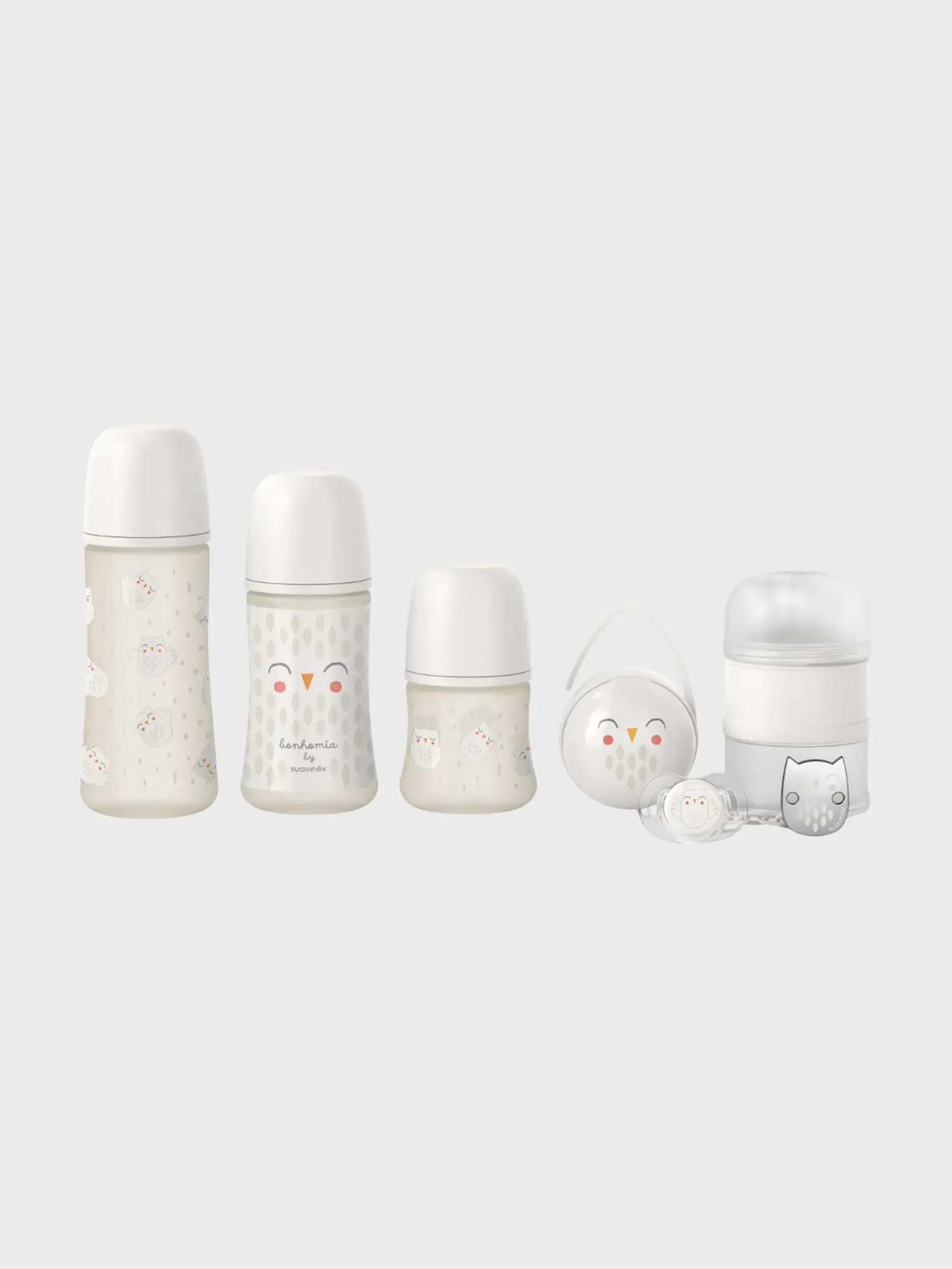 Подарочный набор бутылочек Welcome Baby Set, белый - изображение 1