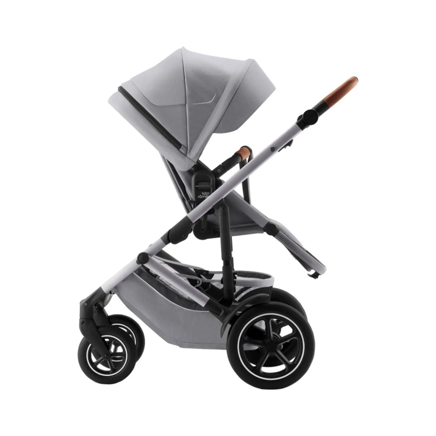 Комплект 3в1 коляска Smile 5Z Frost Grey + BS CORE Space Black - изображение 6