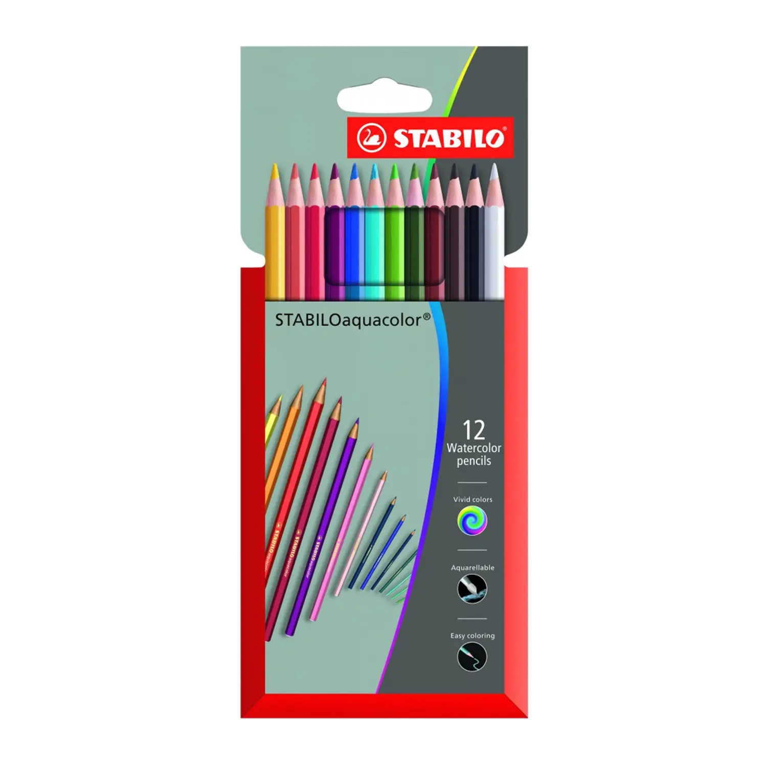 Набор карандашей AQUACOLOR, 12 цветов