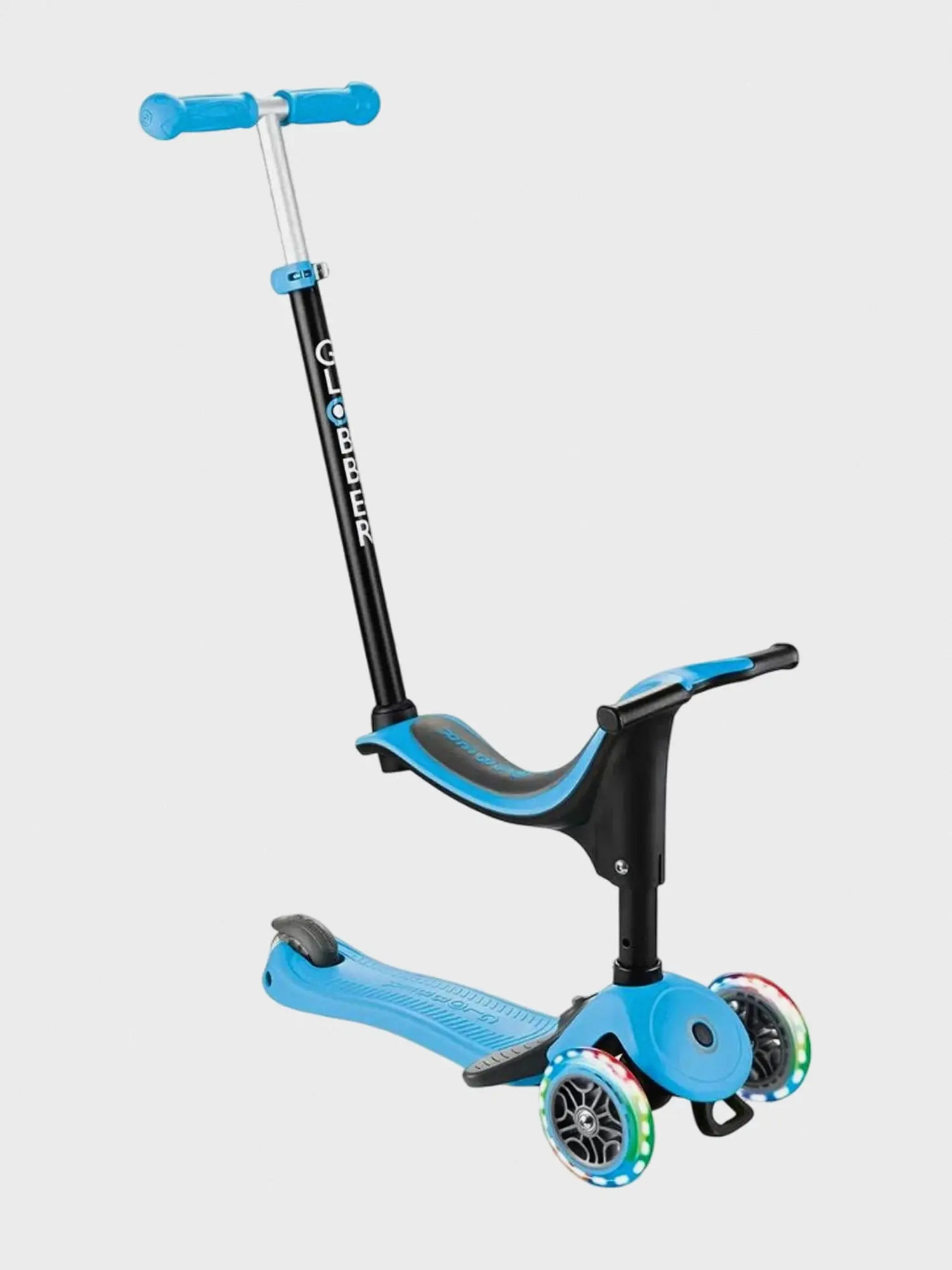 Самокат GO UP SPORTY PLUS LIGHTS, голубой
