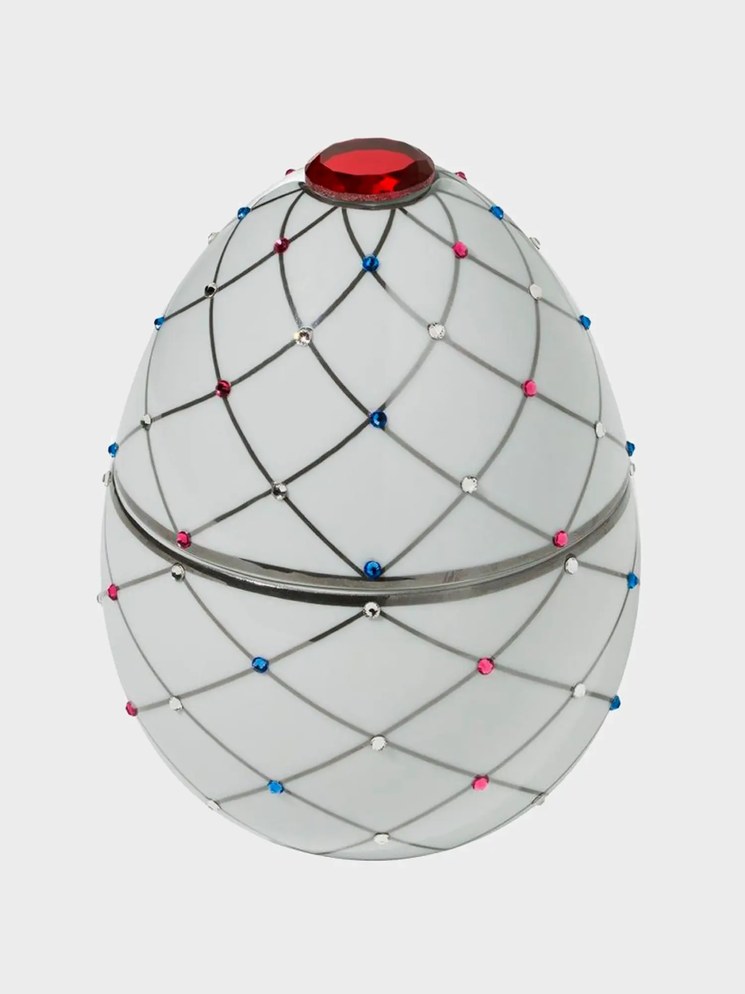 Ароматическая свеча Bois de Russie White with Silver Stripes, 450 г - изображение 1