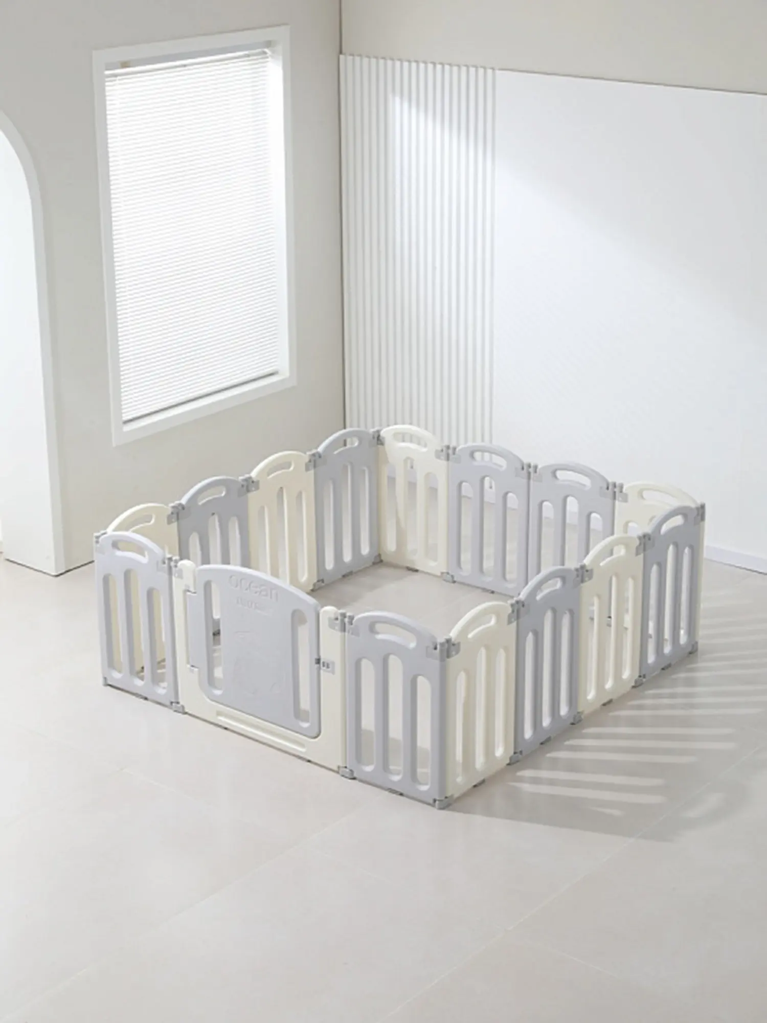 Манеж UNIX Kids Ocean (151 x 151 cm) Grey - изображение 7
