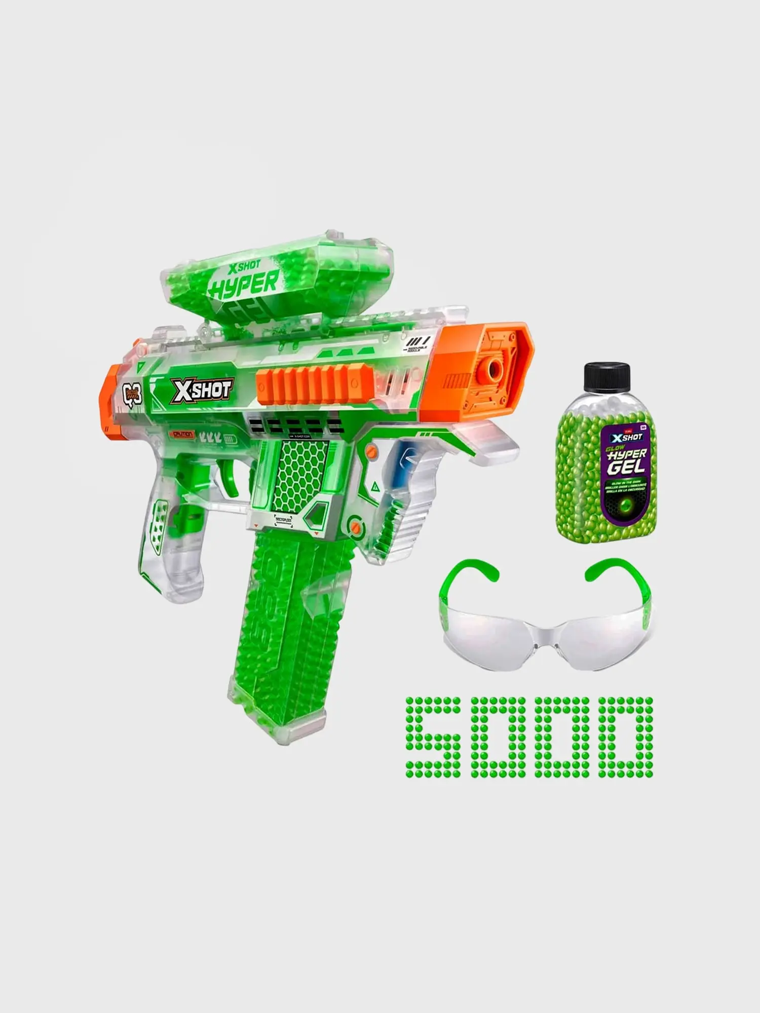 Игровой набор X-Shot HYPERGEL GLOW IN THE DARK