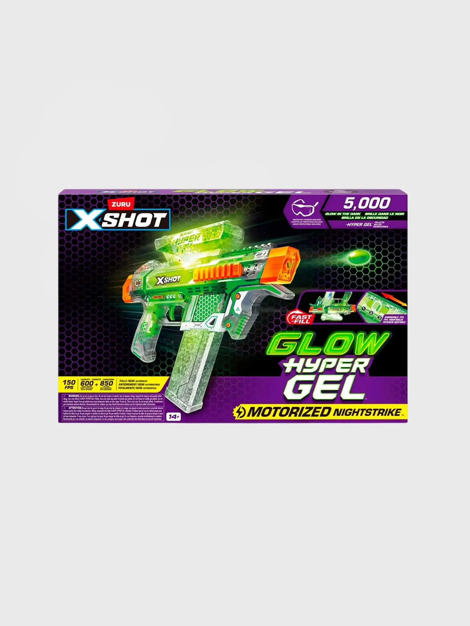 Игровой набор X-Shot HYPERGEL GLOW IN THE DARK - изображение 2
