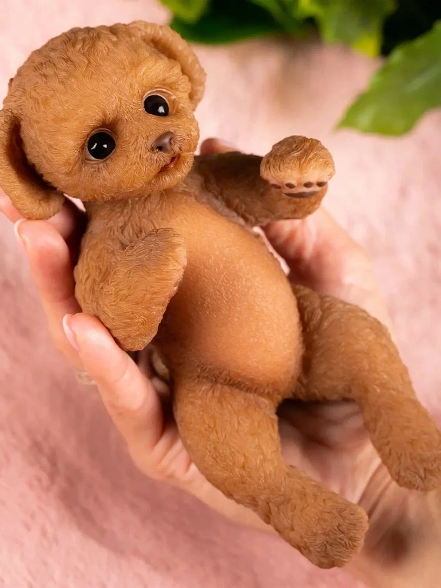 Игрушка Пудель, коричневый, 18 см. - изображение 12