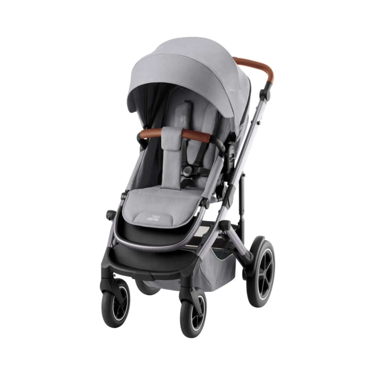 Комплект 3в1 коляска Smile 5Z Frost Grey + BS CORE Space Black - изображение 2