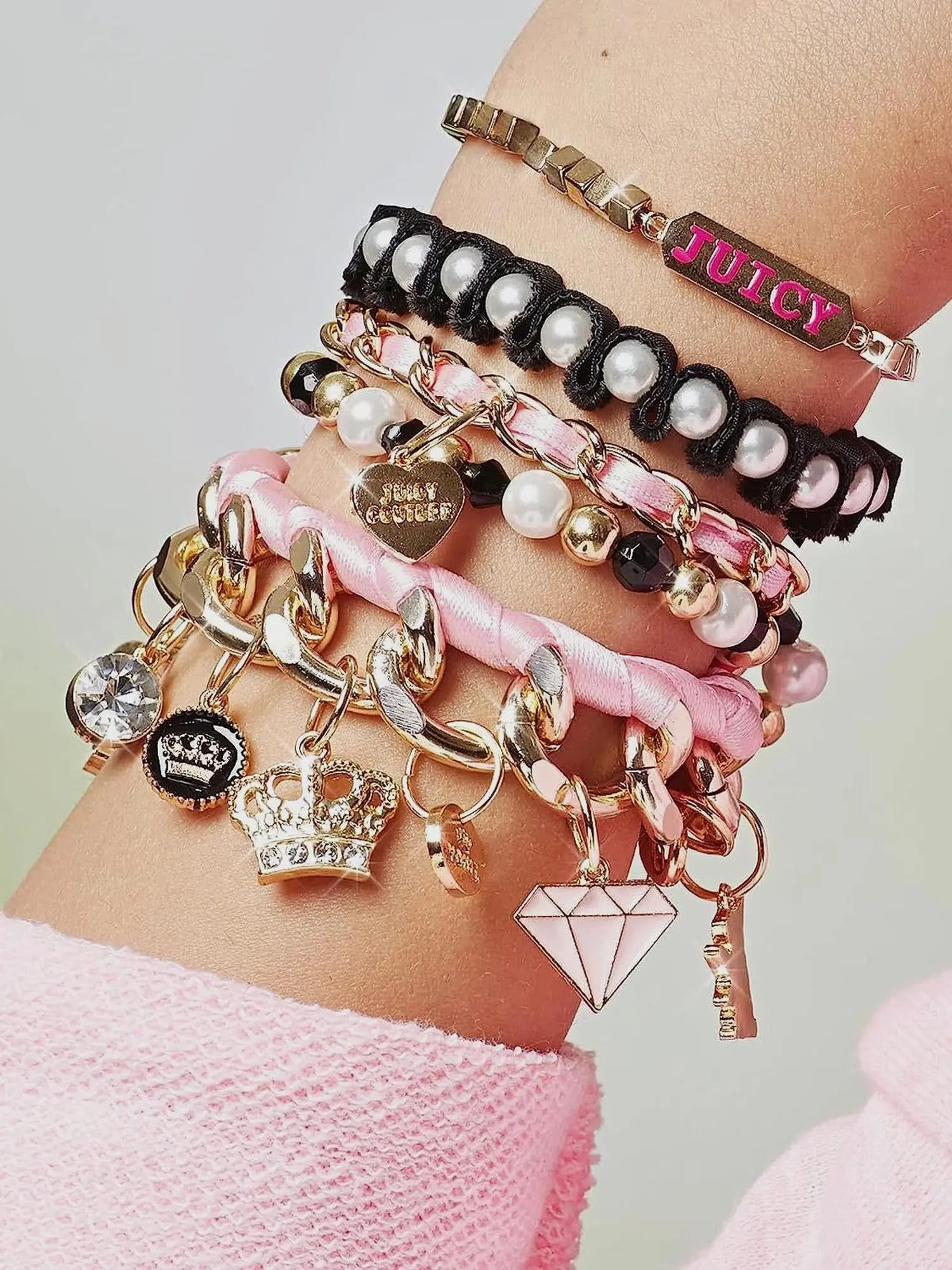 Набор для творчества "Создай свои браслеты "Блеск металла JuicyCouture" - изображение 2