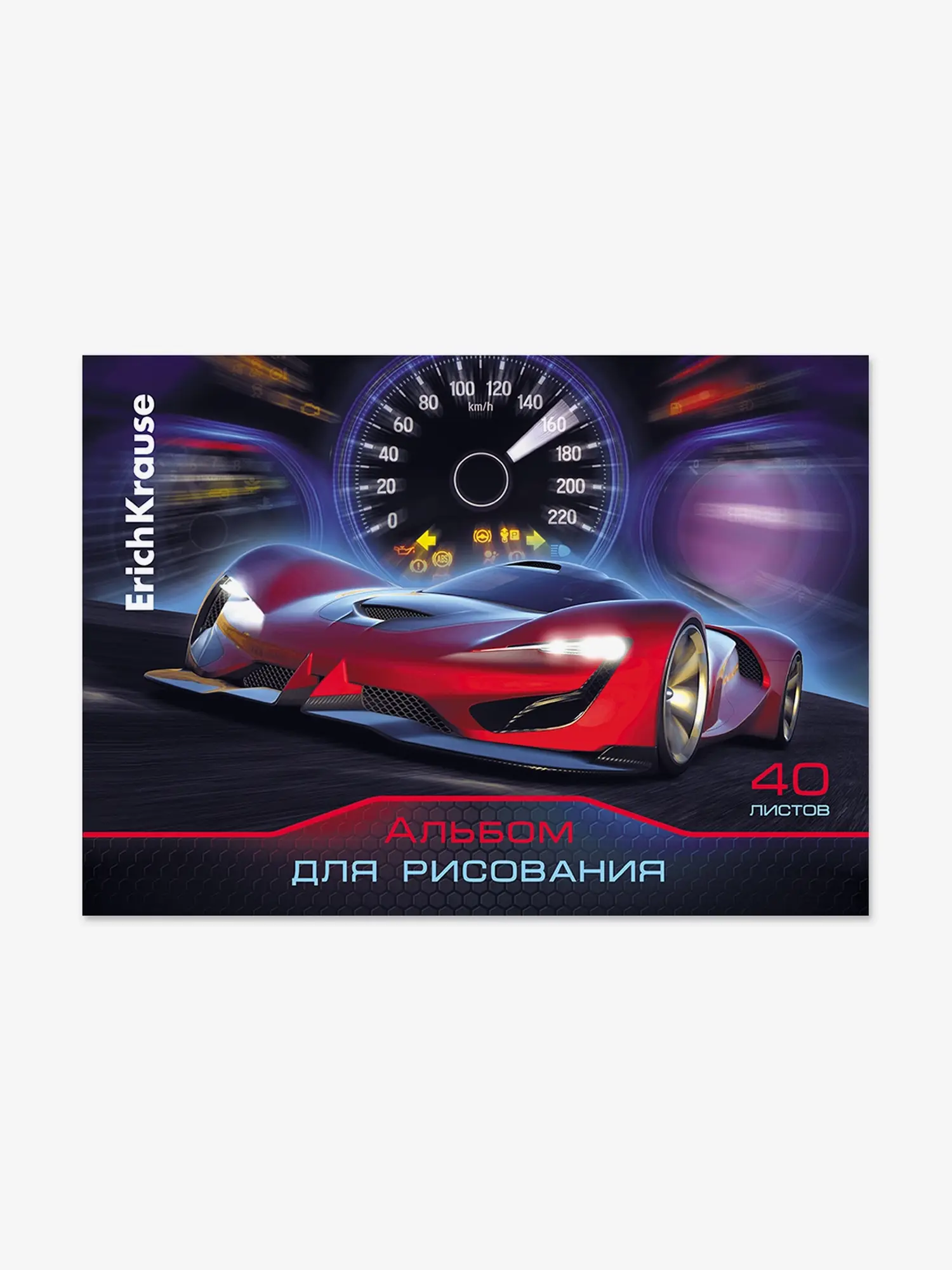 Альбом для рисования на клею Drive, А4, 40 листо
