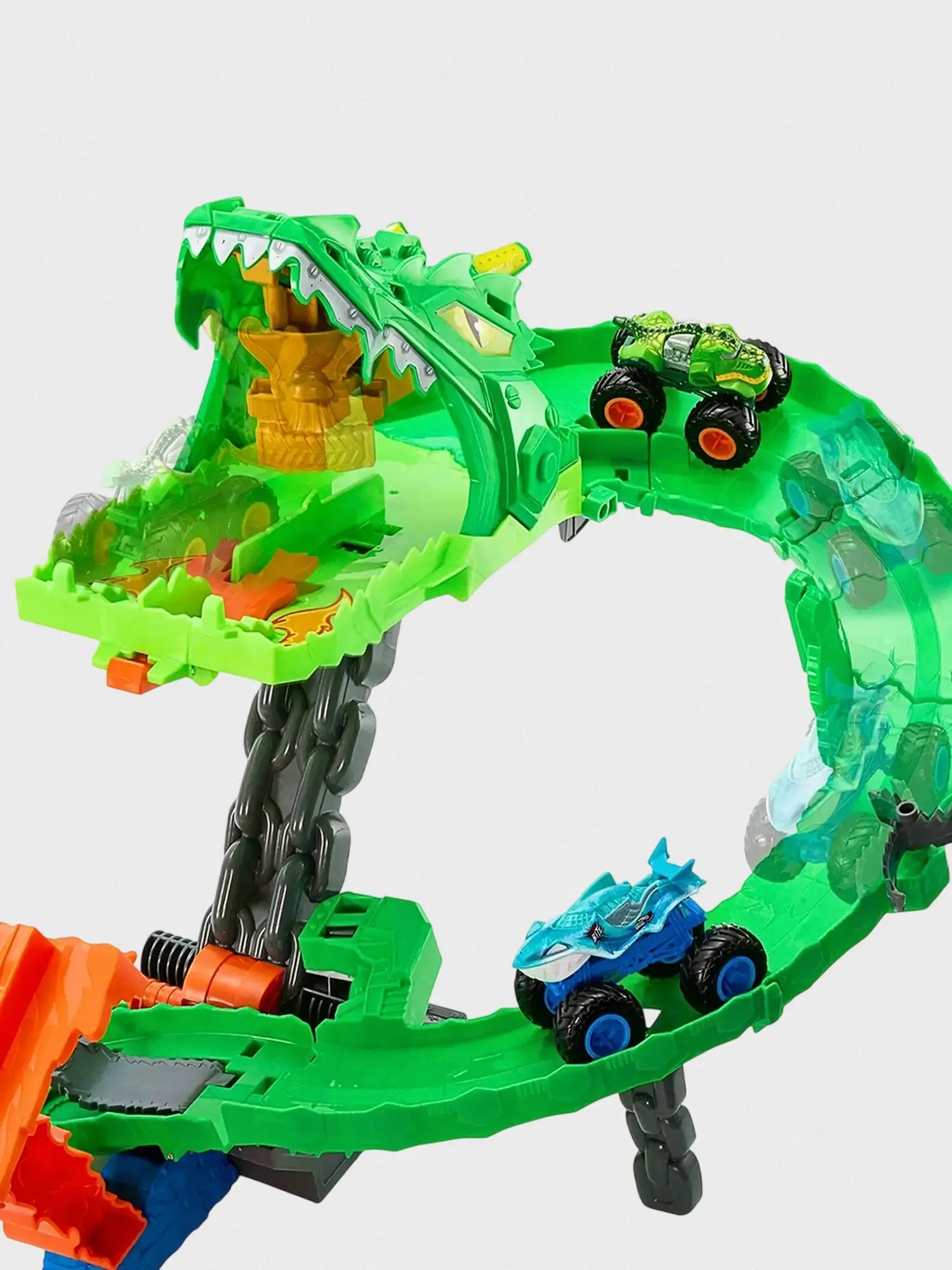 Игровой набор Monster Trucks Sharks vs Dinosaurs - изображение 5