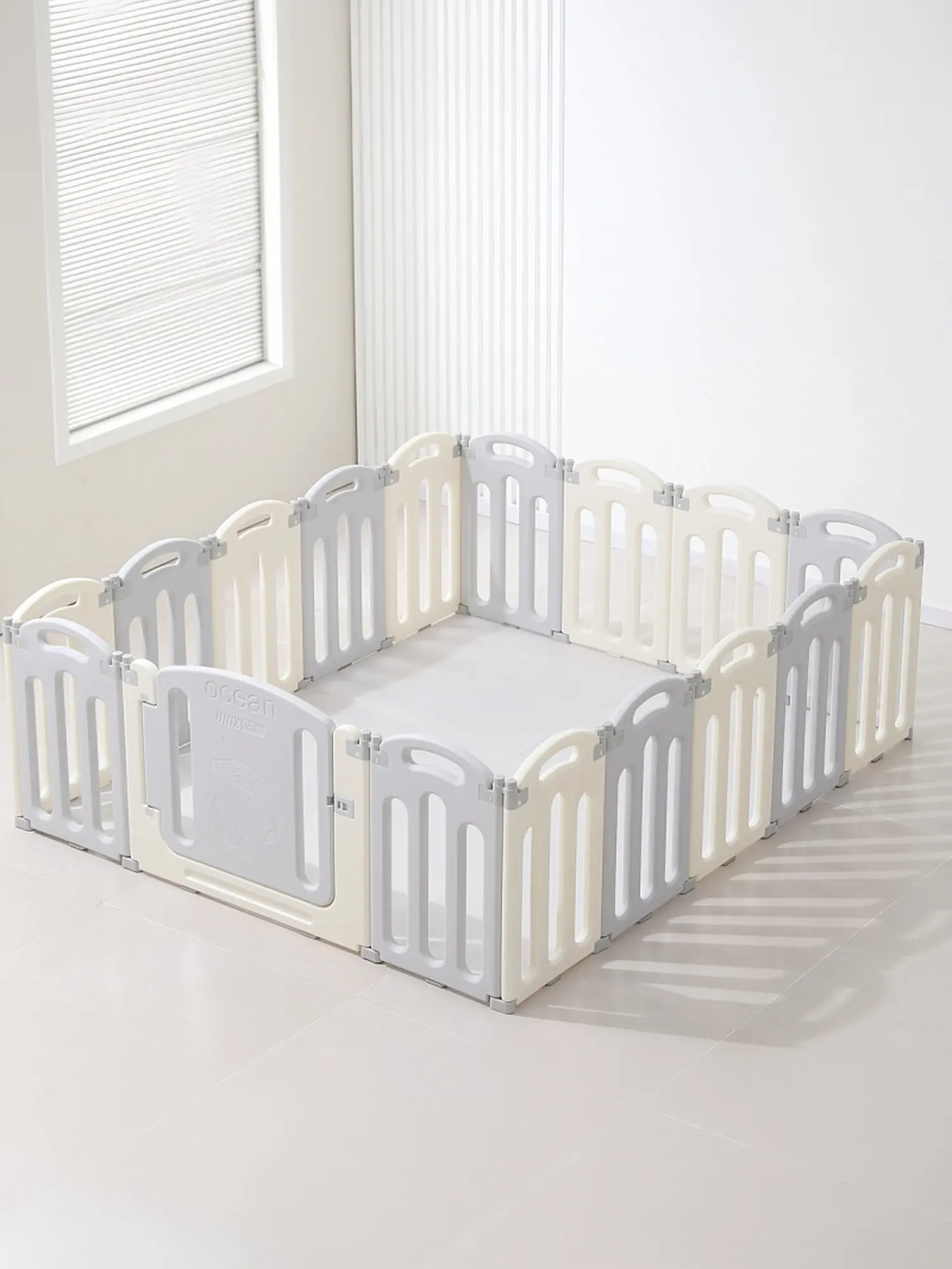 Манеж UNIX Kids Ocean (188 x 151 cm) Grey - изображение 8