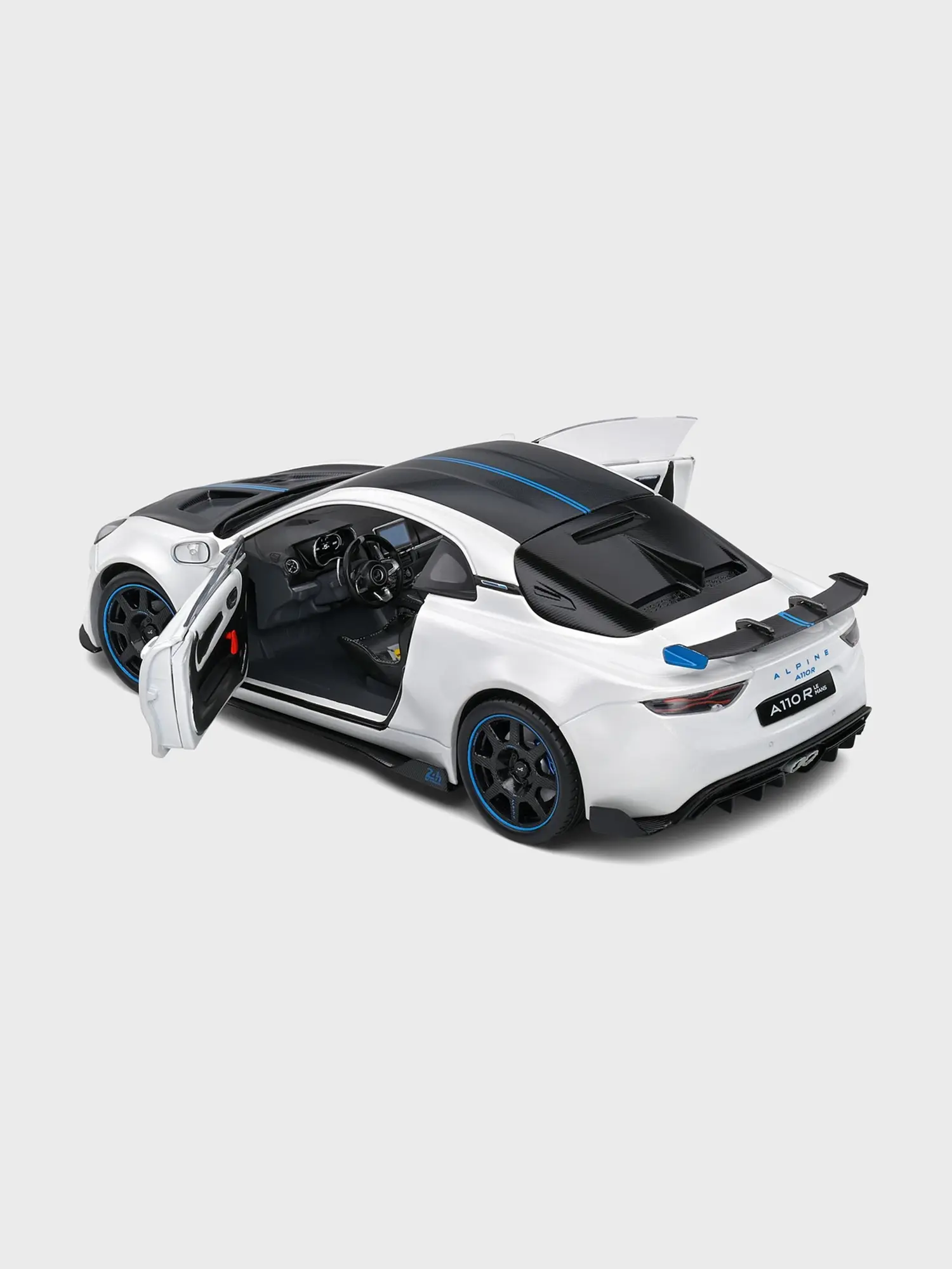 Металлическая машинка Alpine A110 radicale le mans white 2023 - изображение 6