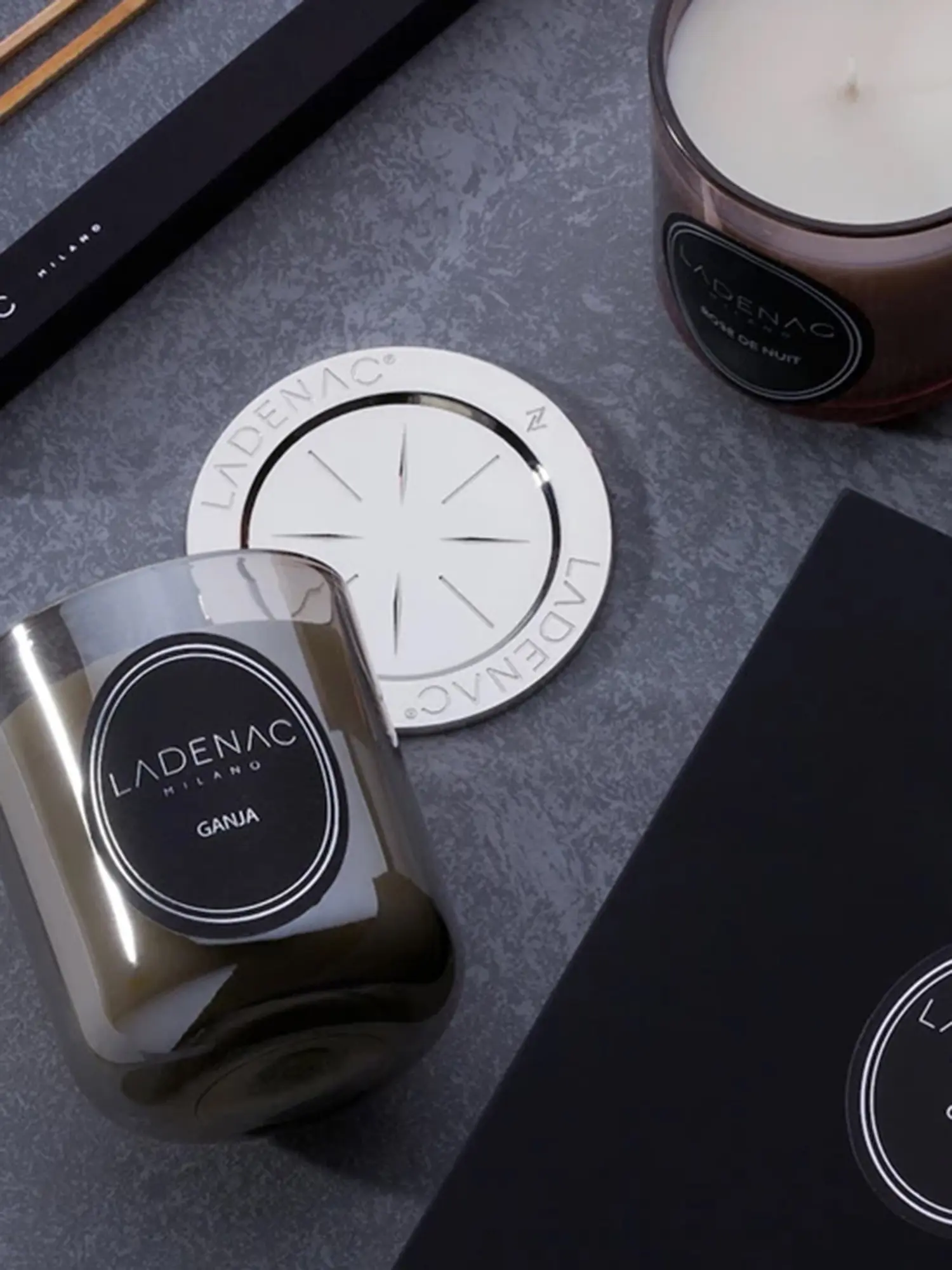 Свеча Urban senses Lead grey Ganja 200г - изображение 2