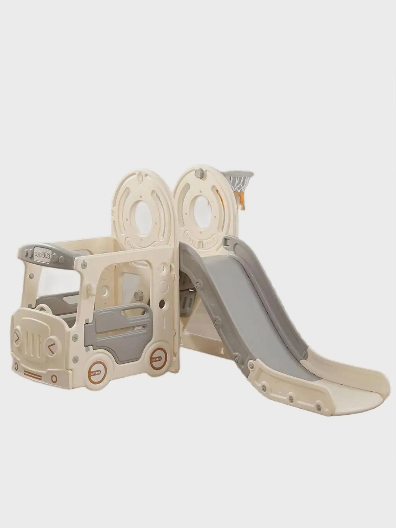 Игровой комплекс с горкой Kids Bus (171 см) Grey