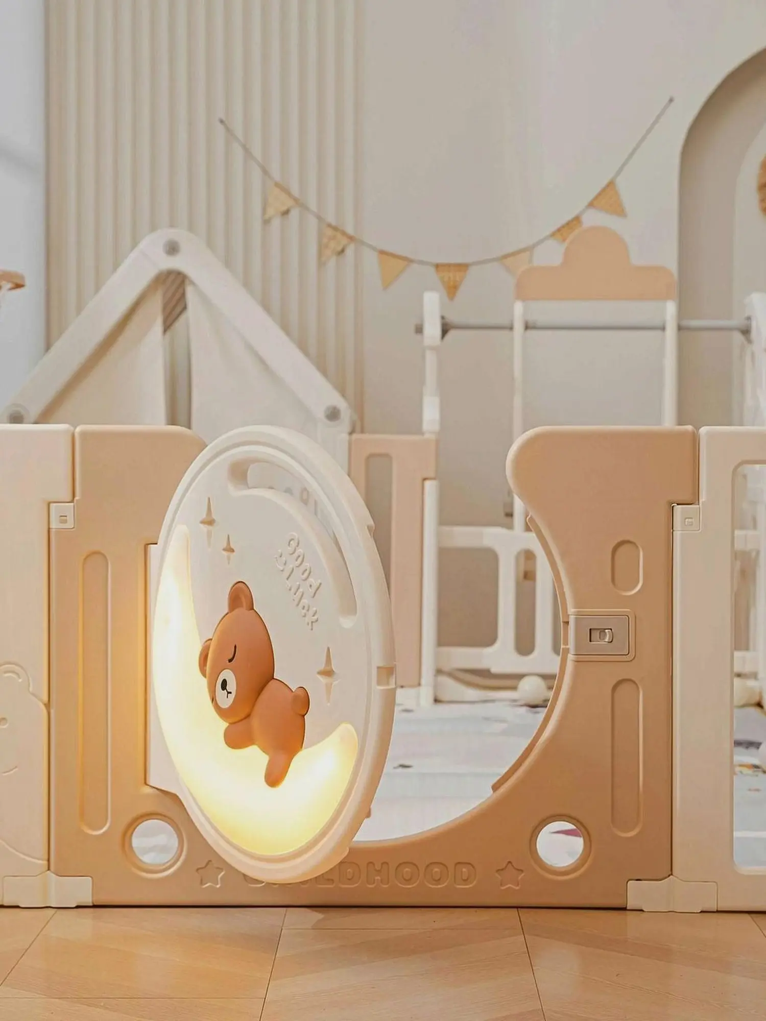 Манеж Kids DeLuxe House&Storage Camel 150x180 см - изображение 5
