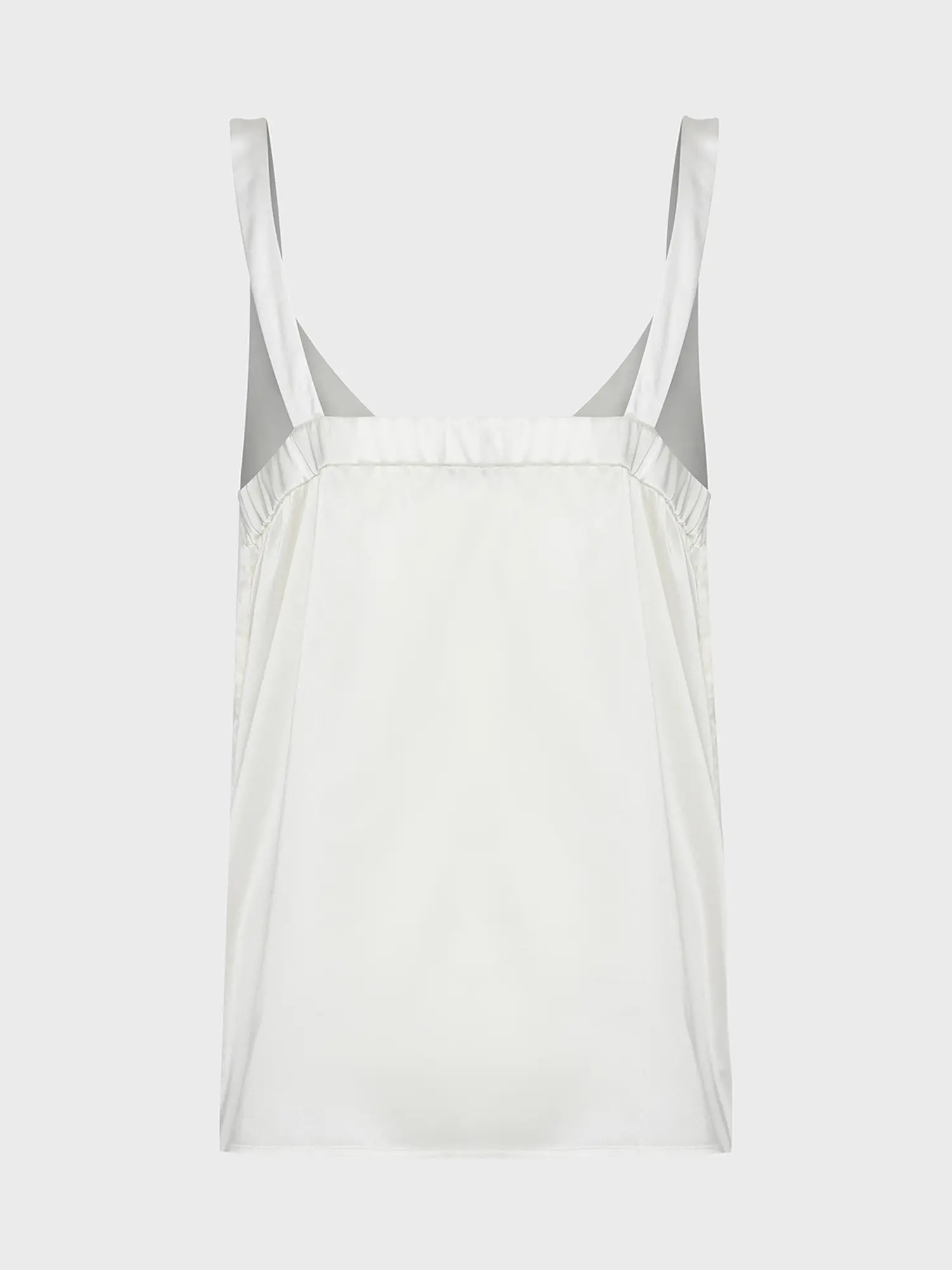 Топ из шелка с V-образным вырезом - изображение 5