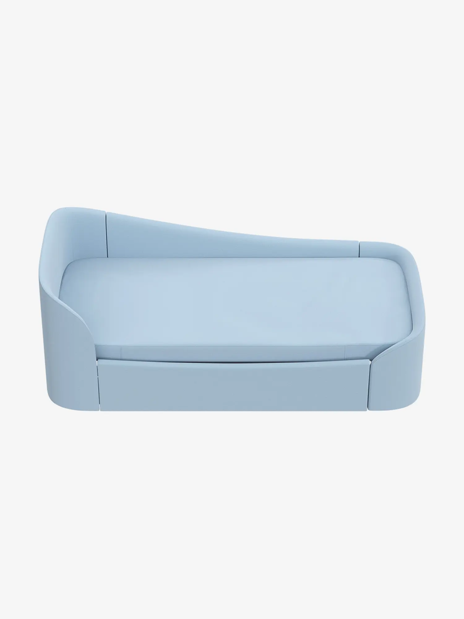 Чехол на матрас KIDI soft 90x200 см, голубой, микрошенилл - изображение 3