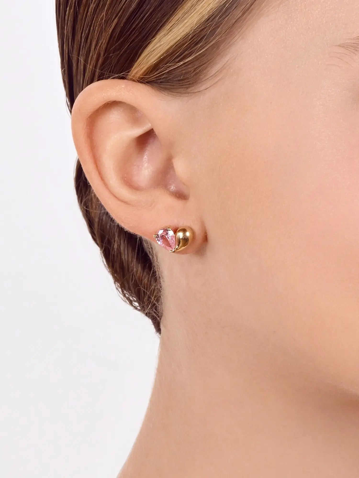 Серьги Сердечки, золото - изображение 3