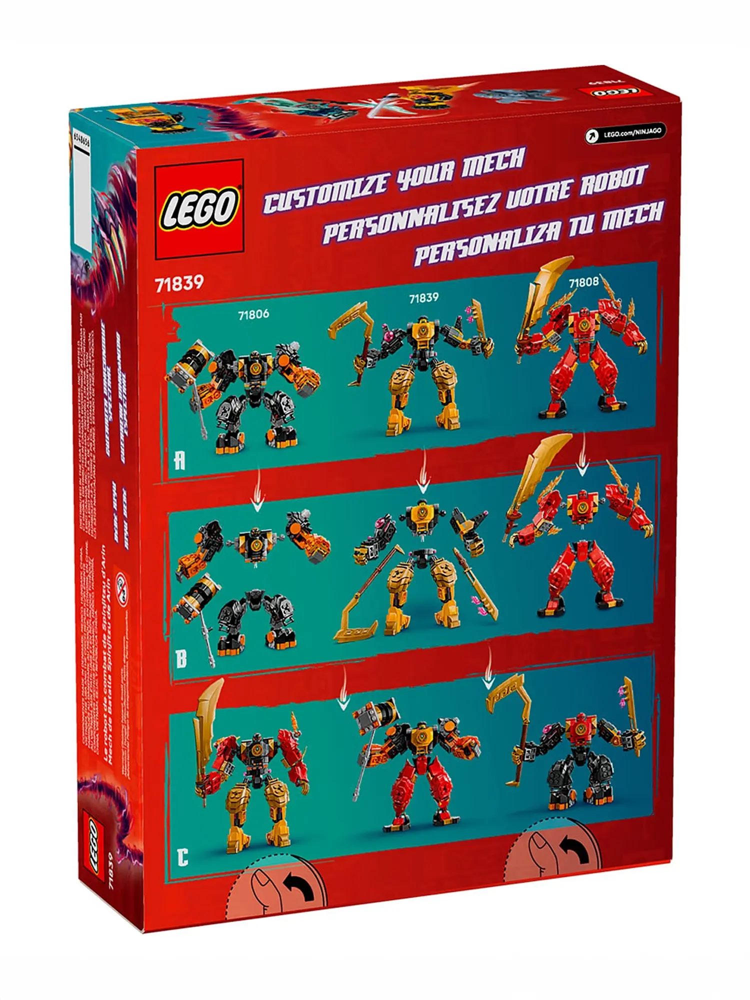Конструктор Ninjago Боевой робот-Кружицу Арина - изображение 5