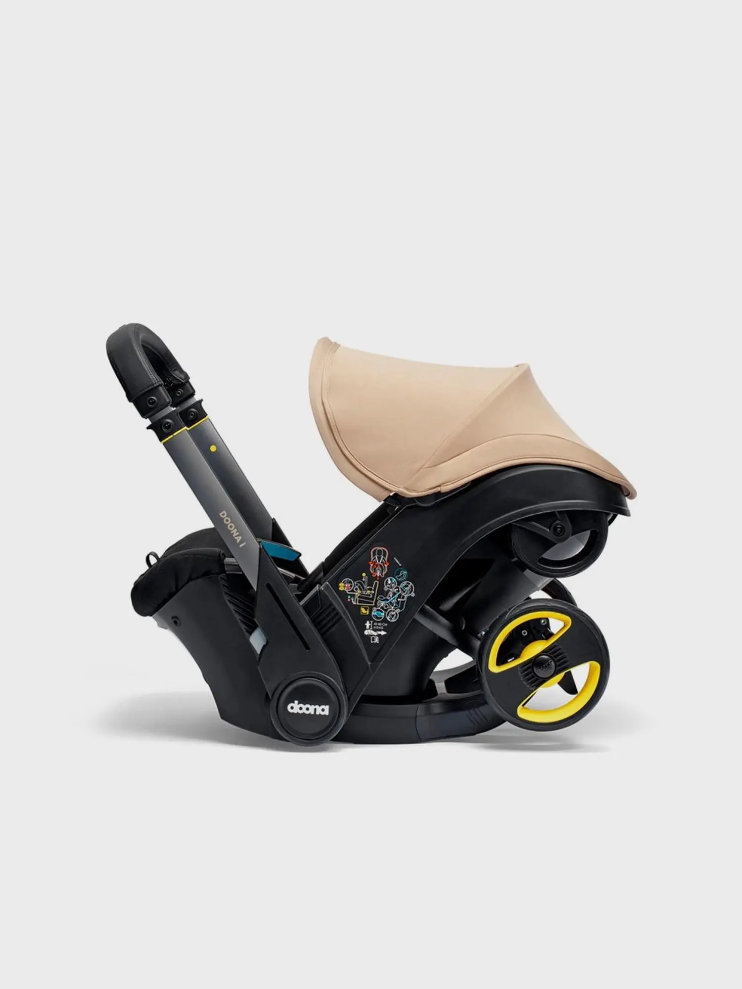 Коляска-автокресло Dоona i Sahara Sand в комплекте с базой ISOFIX - изображение 10