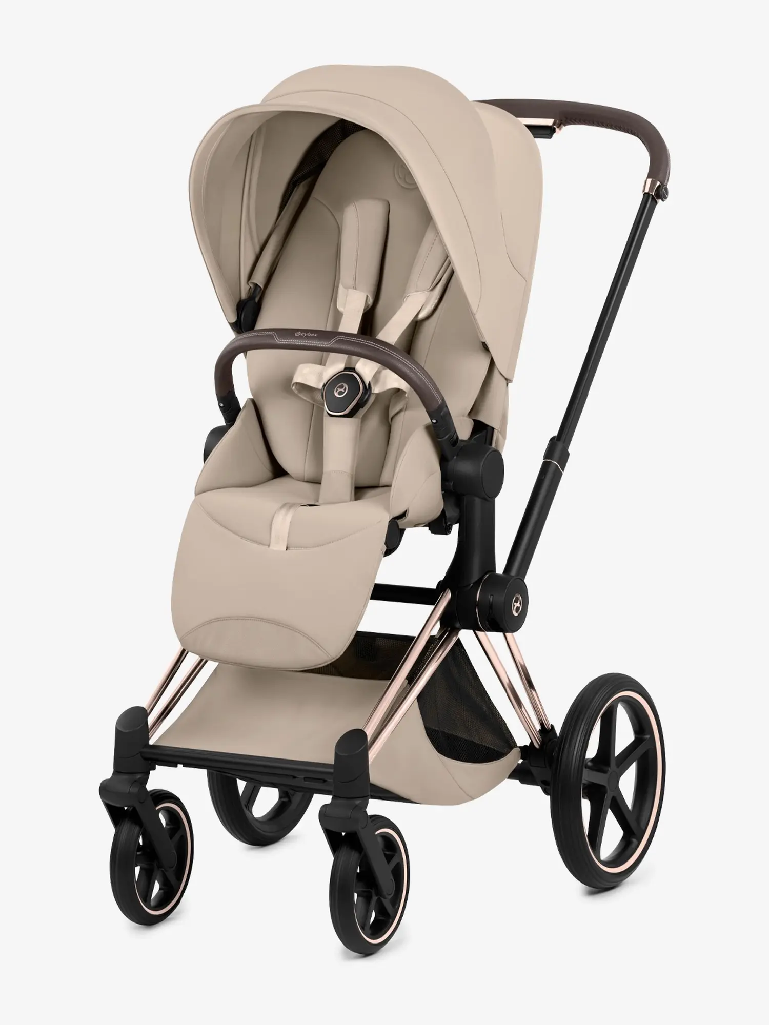 Коляска 2 в 1 Priam V Style Rosegold, Cozy Beige - изображение 5