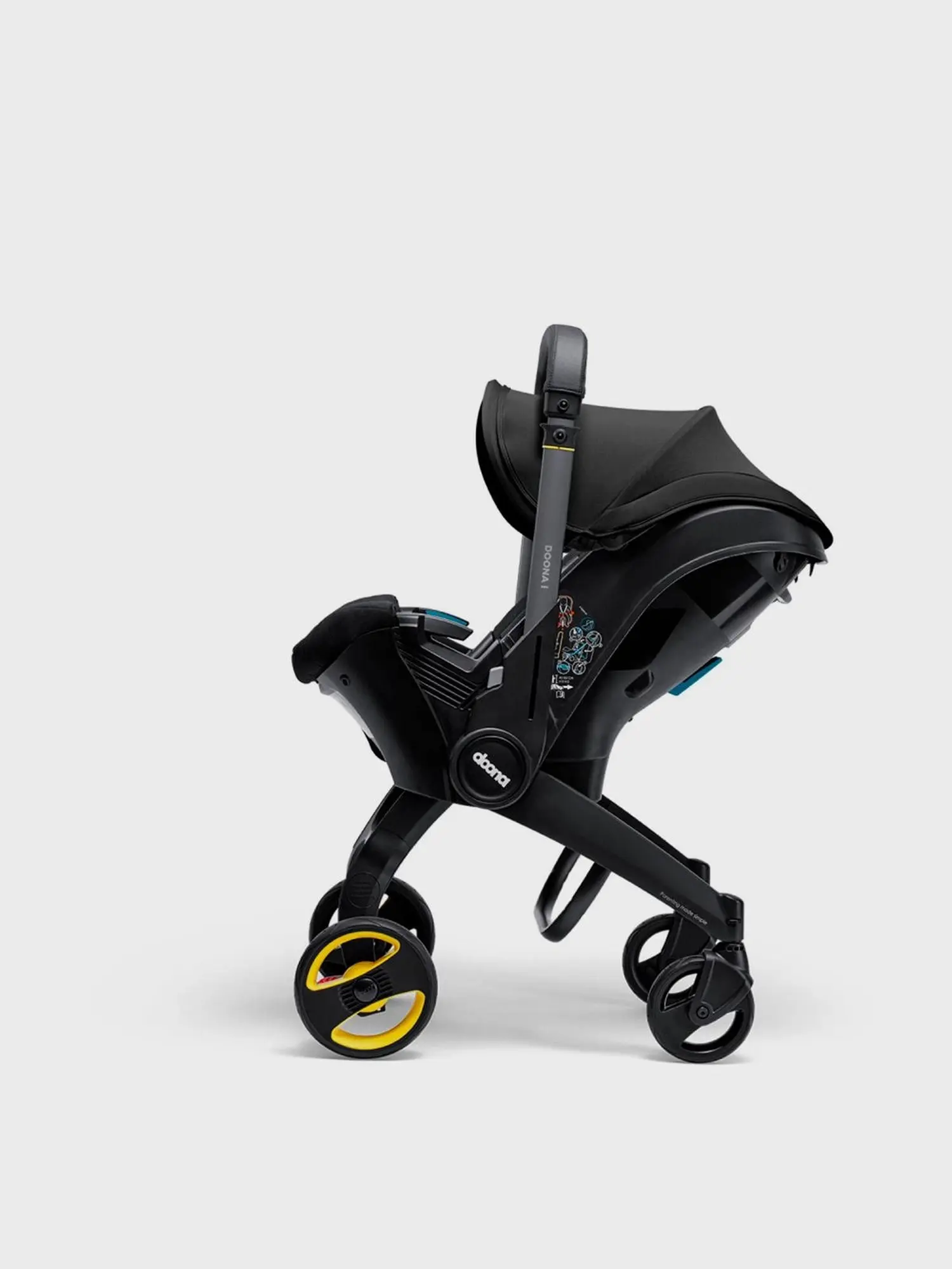Коляска-автокресло Dоona i Nitro Black в комплекте с базой ISOFIX - изображение 9