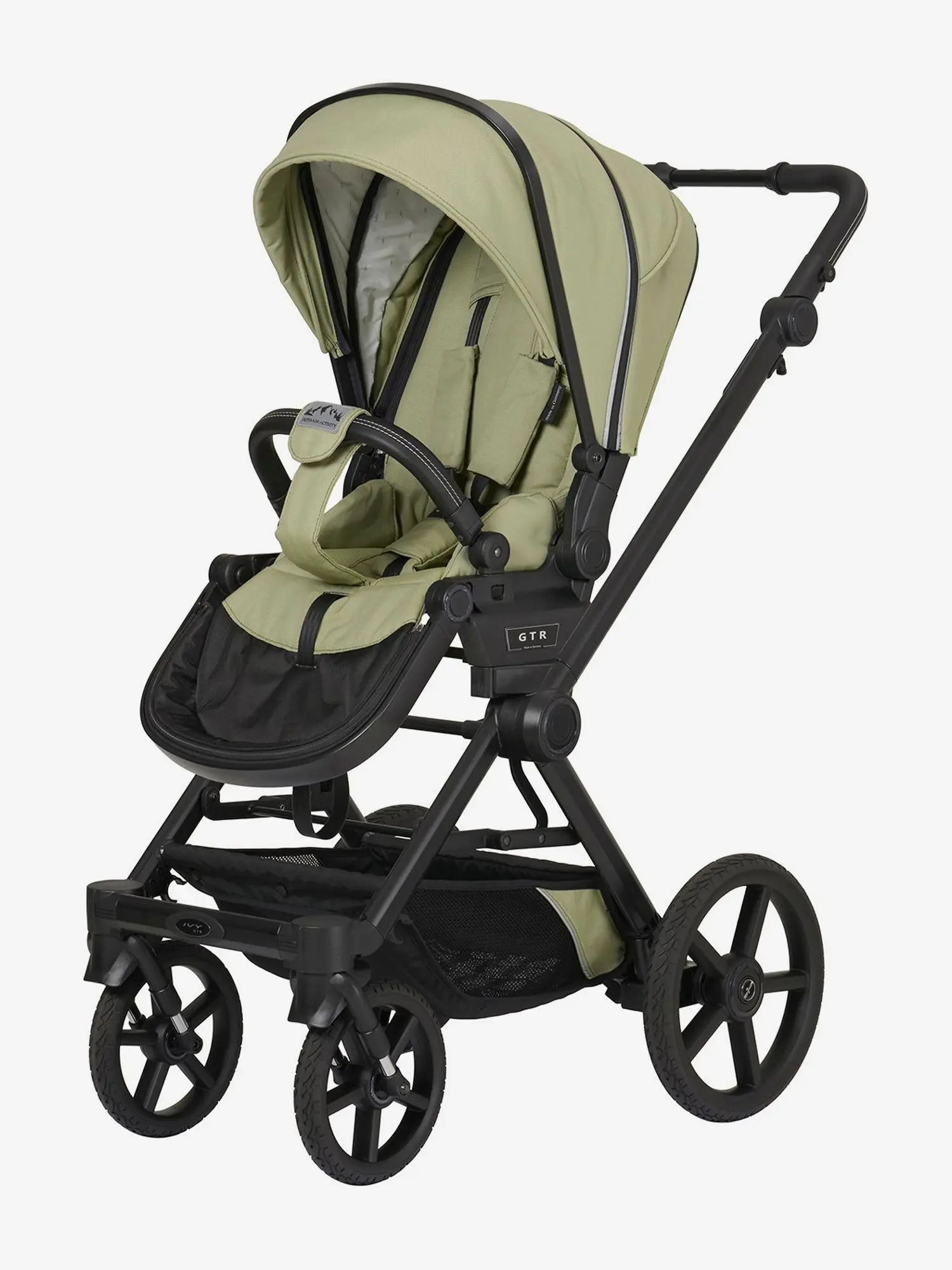 Коляска 2 в 1 IVY GTR Outdoor, 603 Lime - изображение 2