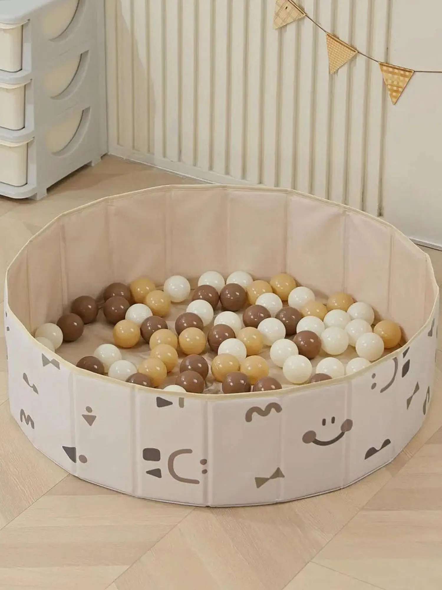 Сухой бассейн для шариков Kids Smile 100 Camel (без шариков) - изображение 2